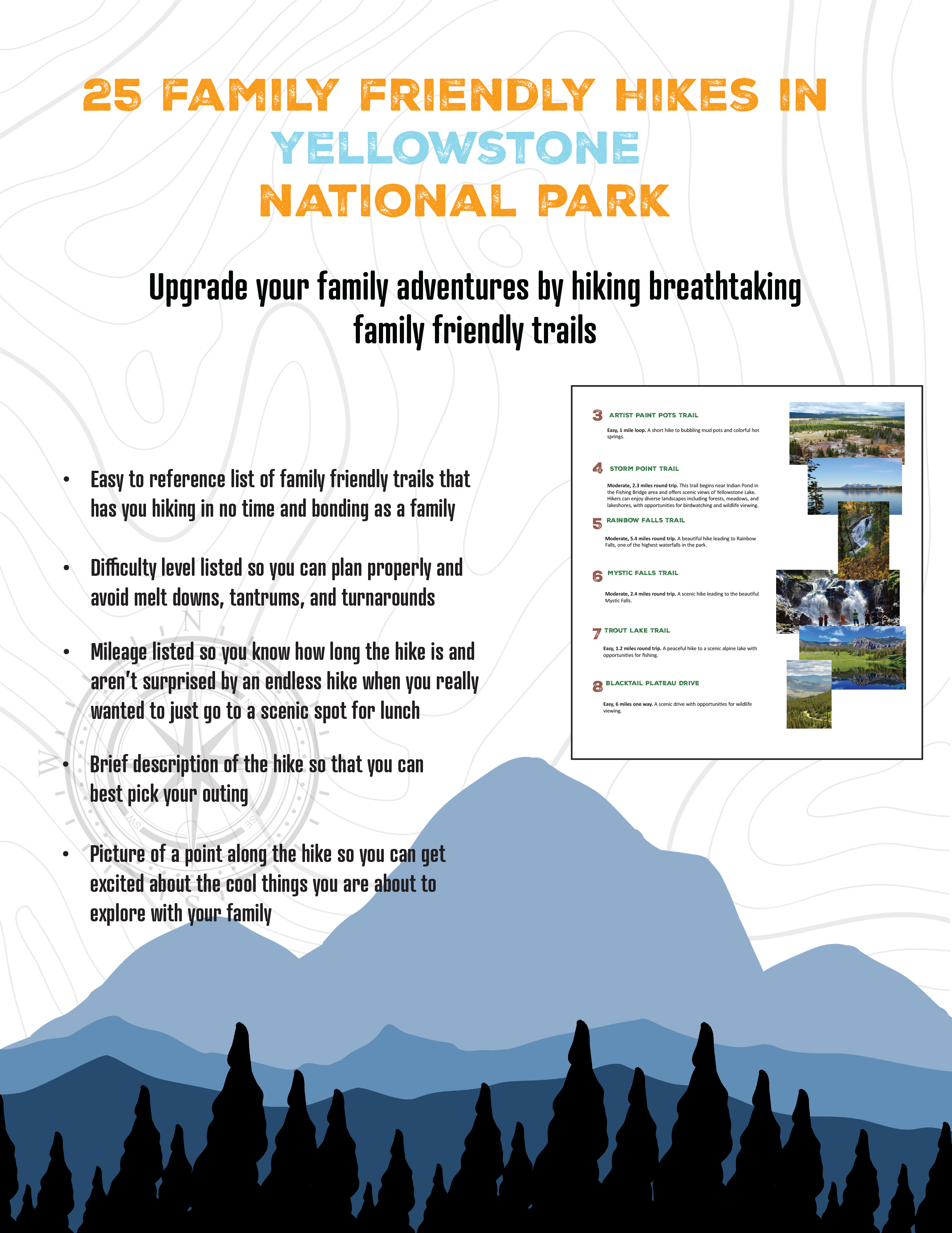 25 Family Friendly Hikes in Yellowstone National Park