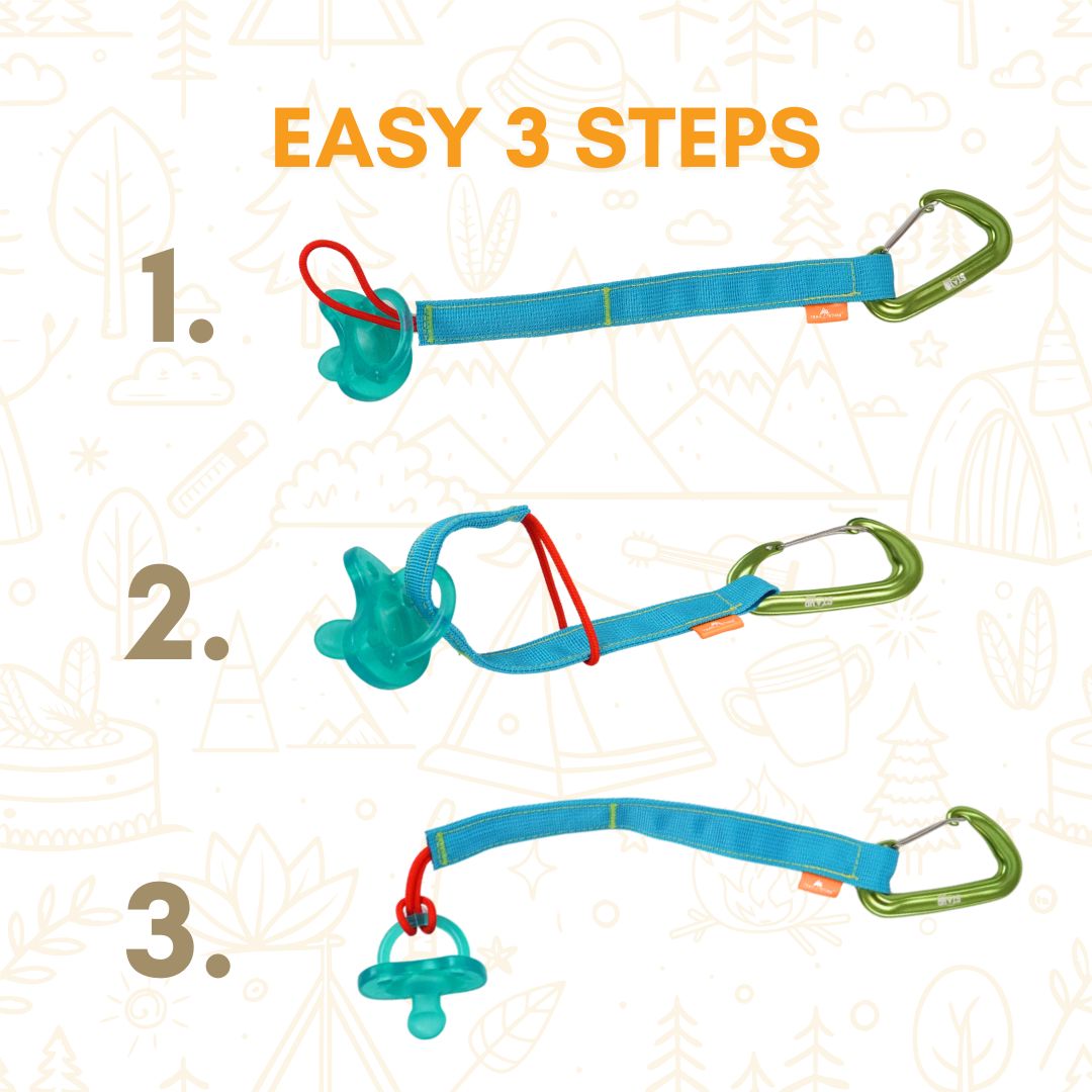 Trail Tether: Hiking-Rated Pacifier Clip and Adventure Strap