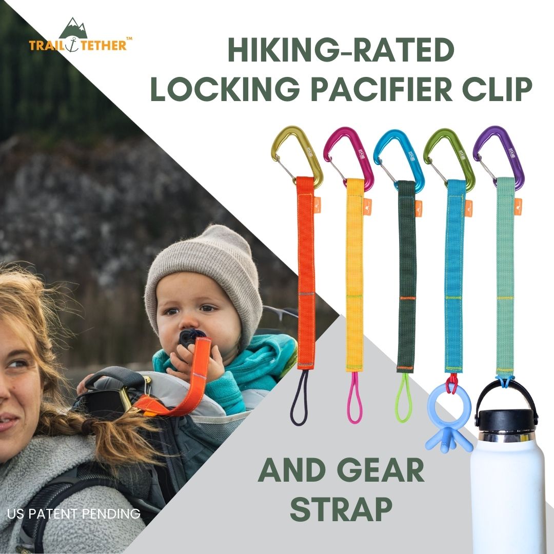 Trail Tether: Hiking-Rated Pacifier Clip and Adventure Strap