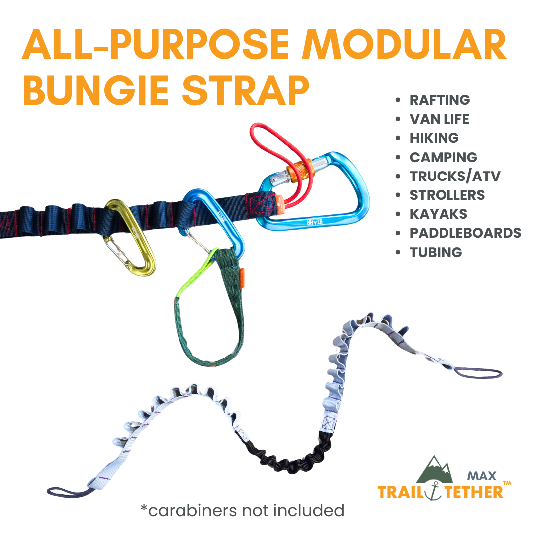 Trail Tether Max -  All-Purpose Bungie Gear Management System