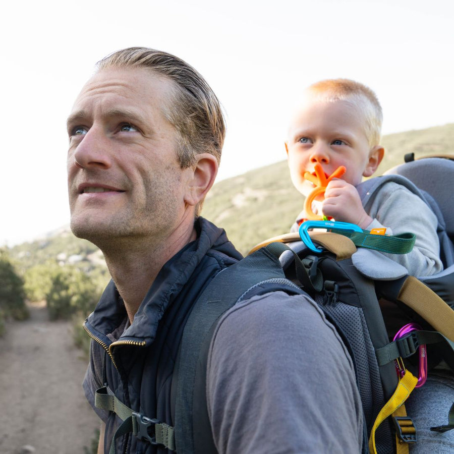 Trail Tether hiking-rated pacifier clip and gear strap