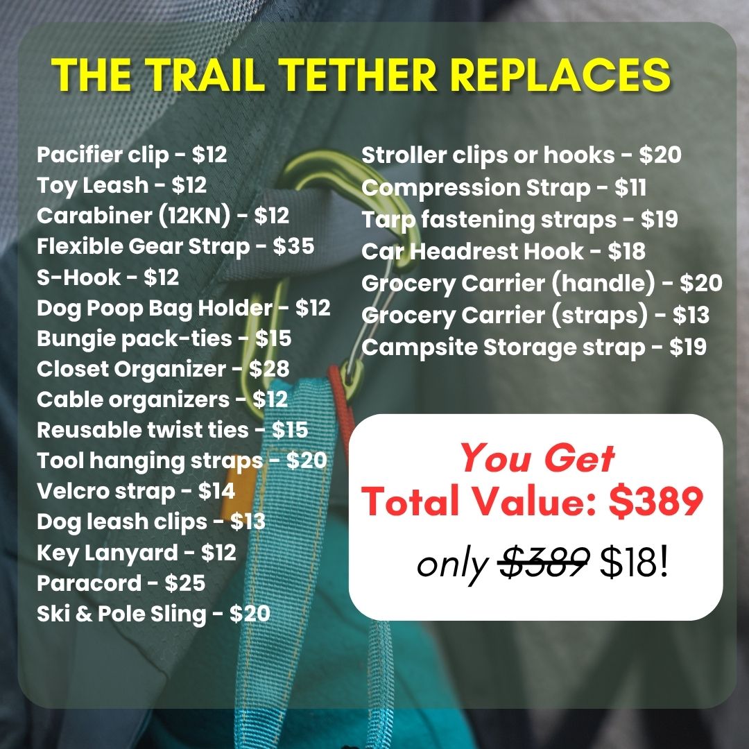 Trail Tether: Hiking-Rated Pacifier Clip and Adventure Strap