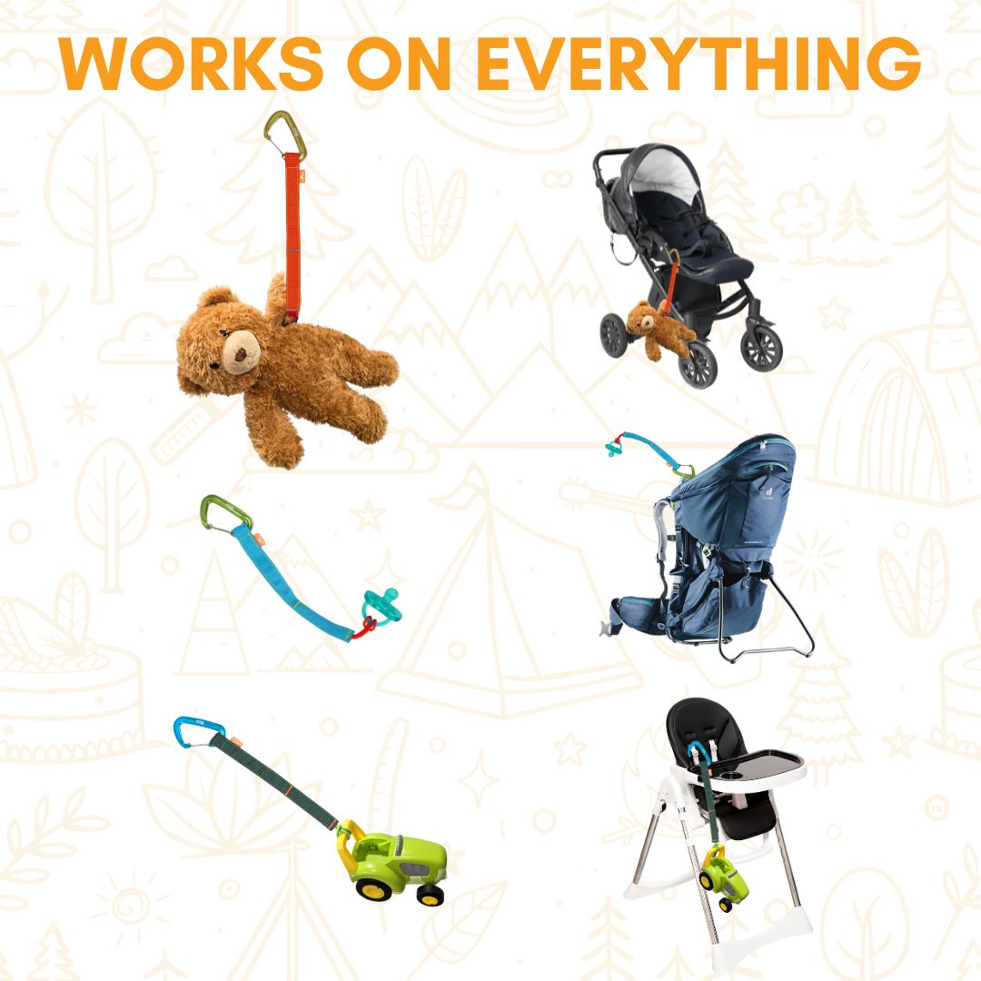 Trail Tether: Hiking-Rated Pacifier Clip and Adventure Strap